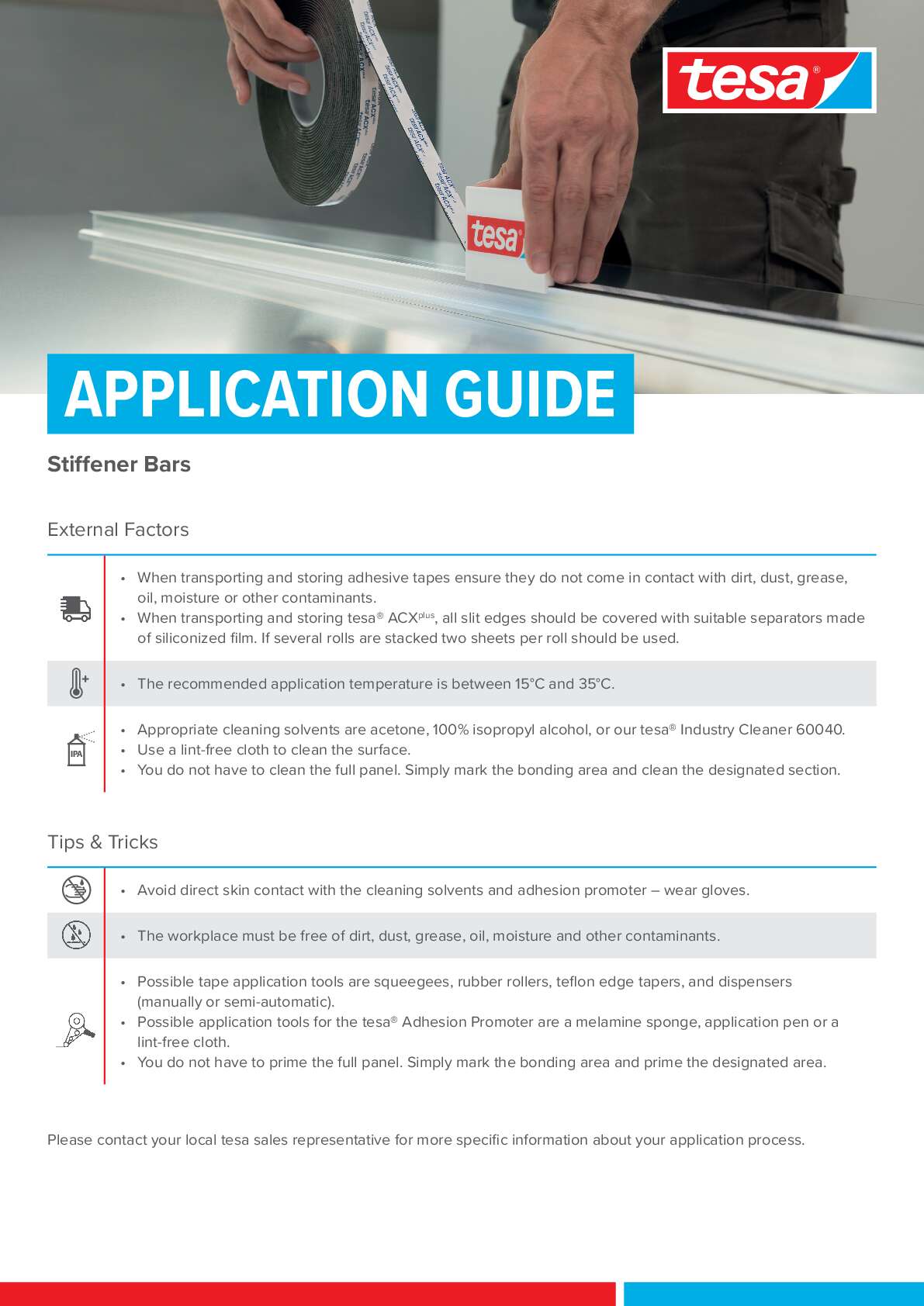 Verwerkingsvoorschrift ACX Tape